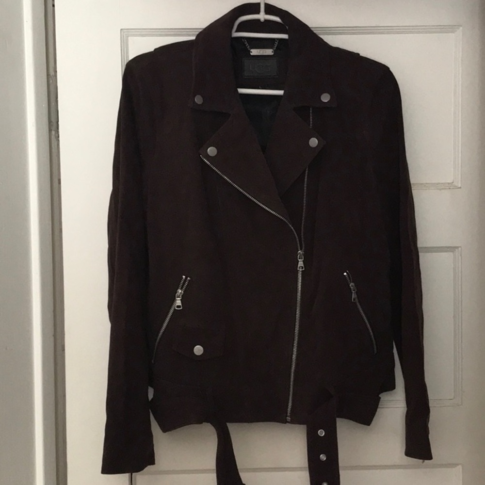 UGG Suede Stacey Leather Jacket NWT